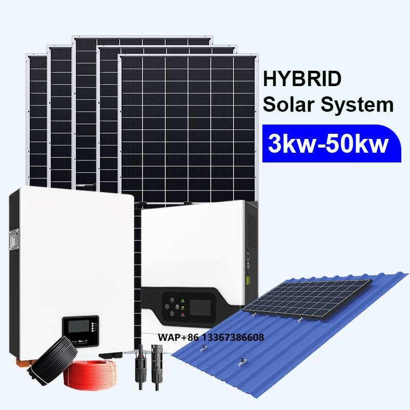Solar Panel System 10Kw - Hybrydowy system solarny 3kW 5kW 10kW