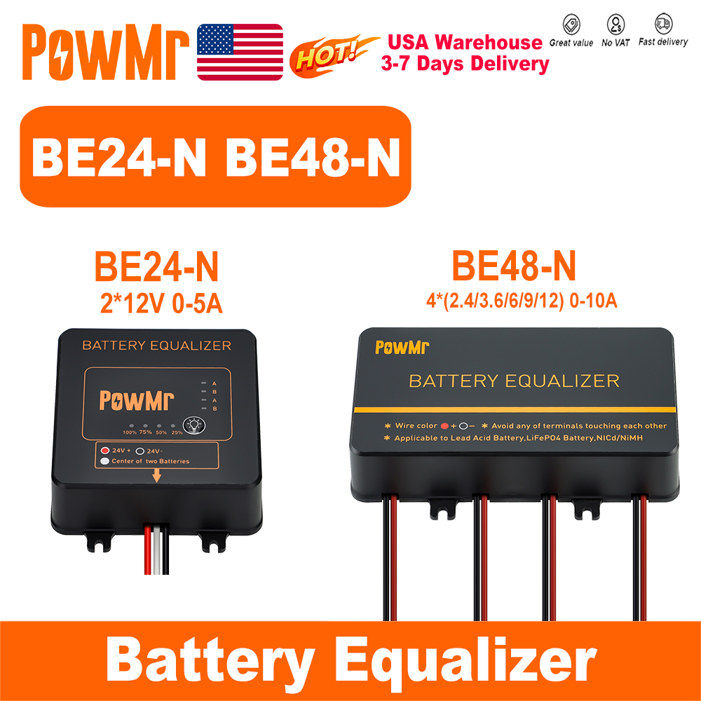 Renewable Energy Systems - PowMr USA 24V 48V Balanser Baterii