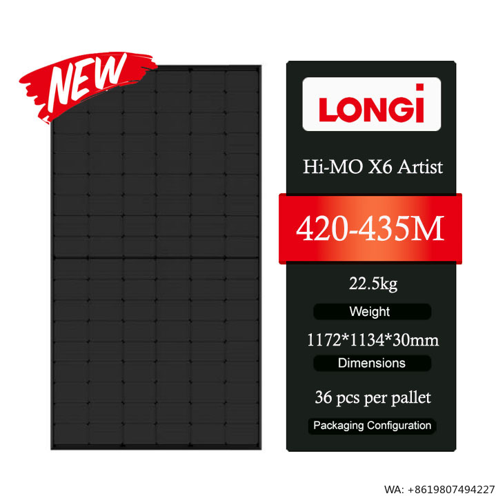 Longi Panel Lr5 - Panel słoneczny Longi Hi-MO X6 Artist