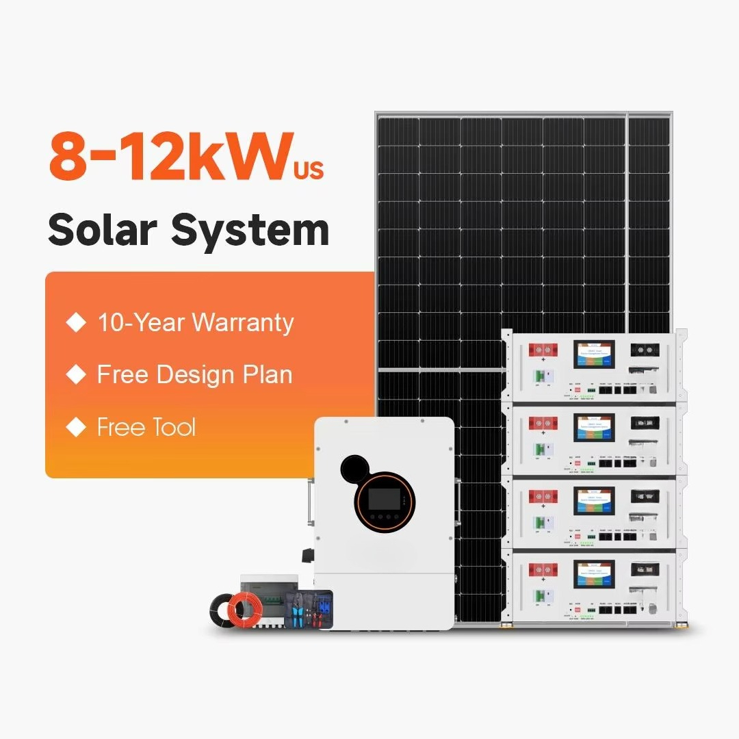 Solar Panel System 10Kw - Hybrydowy system solarny KEVOLT 8kW 10kW