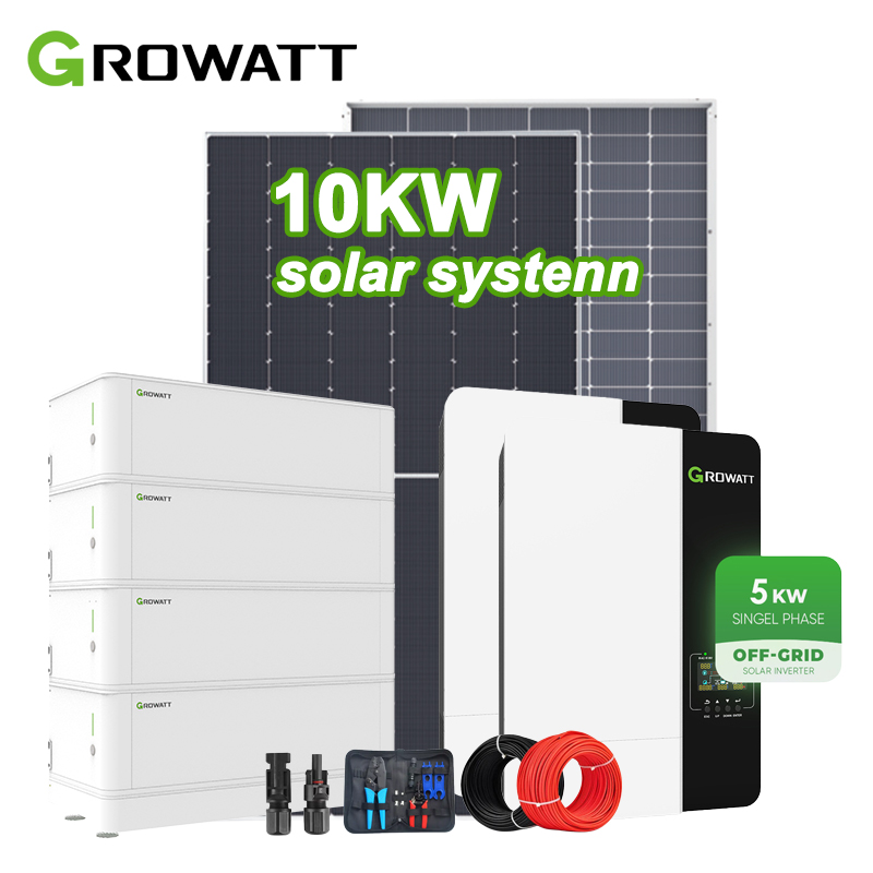 Solar Panel System 10Kw - Hybrydowy system zasilania energią słoneczną 5kW